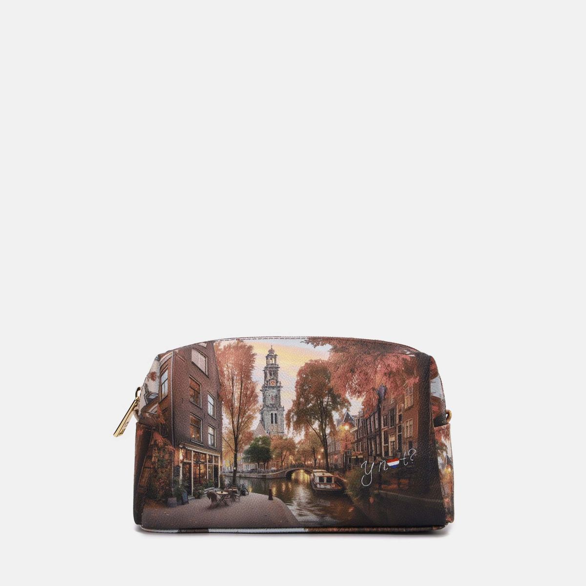 Ynot? Yes Bag Beauty Case Grande Donna in Ecopelle con Zip