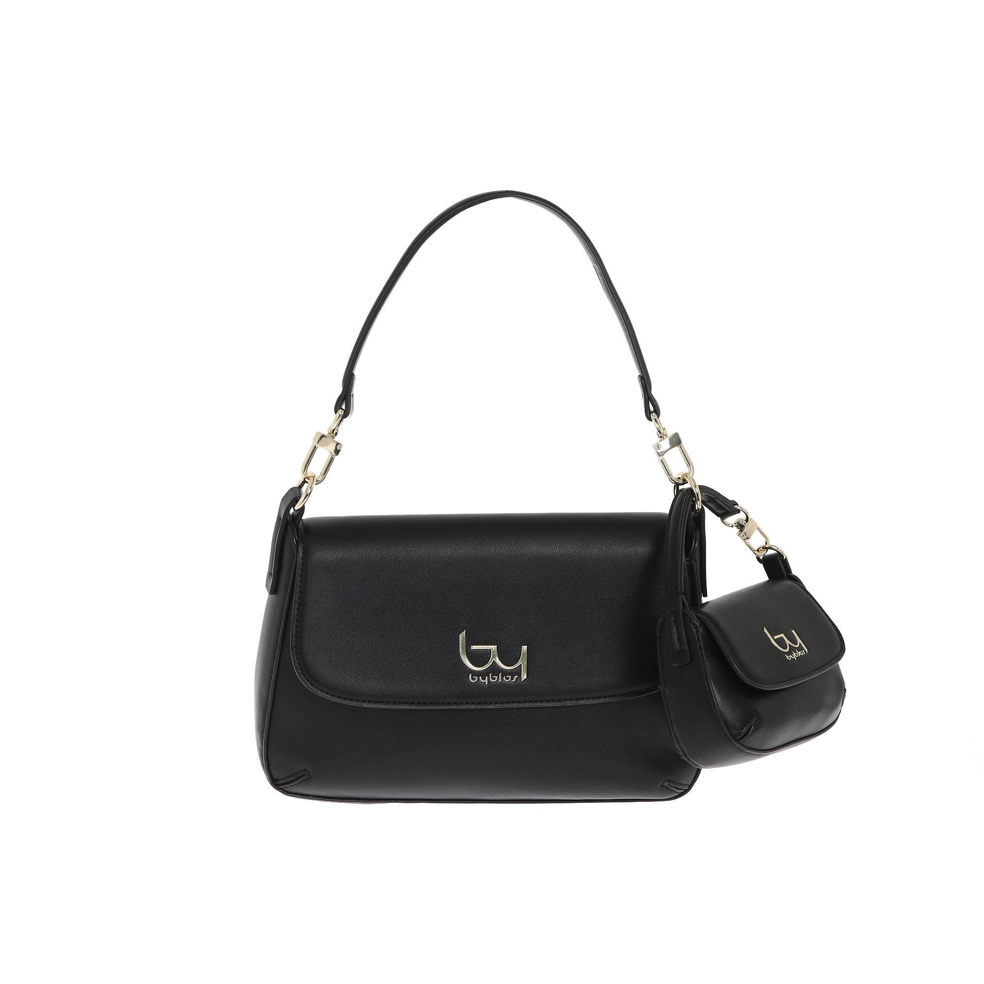 Borsa a spalla By Byblos con mini pochette abbinata NERO TU | Giò Fashion