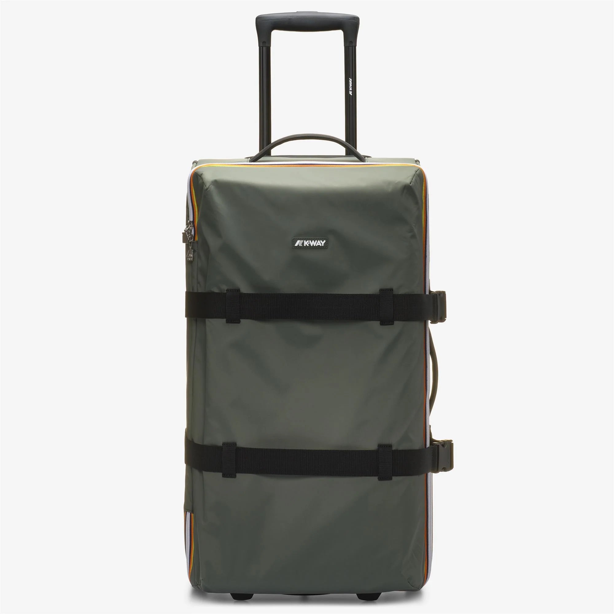 Trolley K-Way Blossac M resistente e capiente Verde TU | Giò Fashion