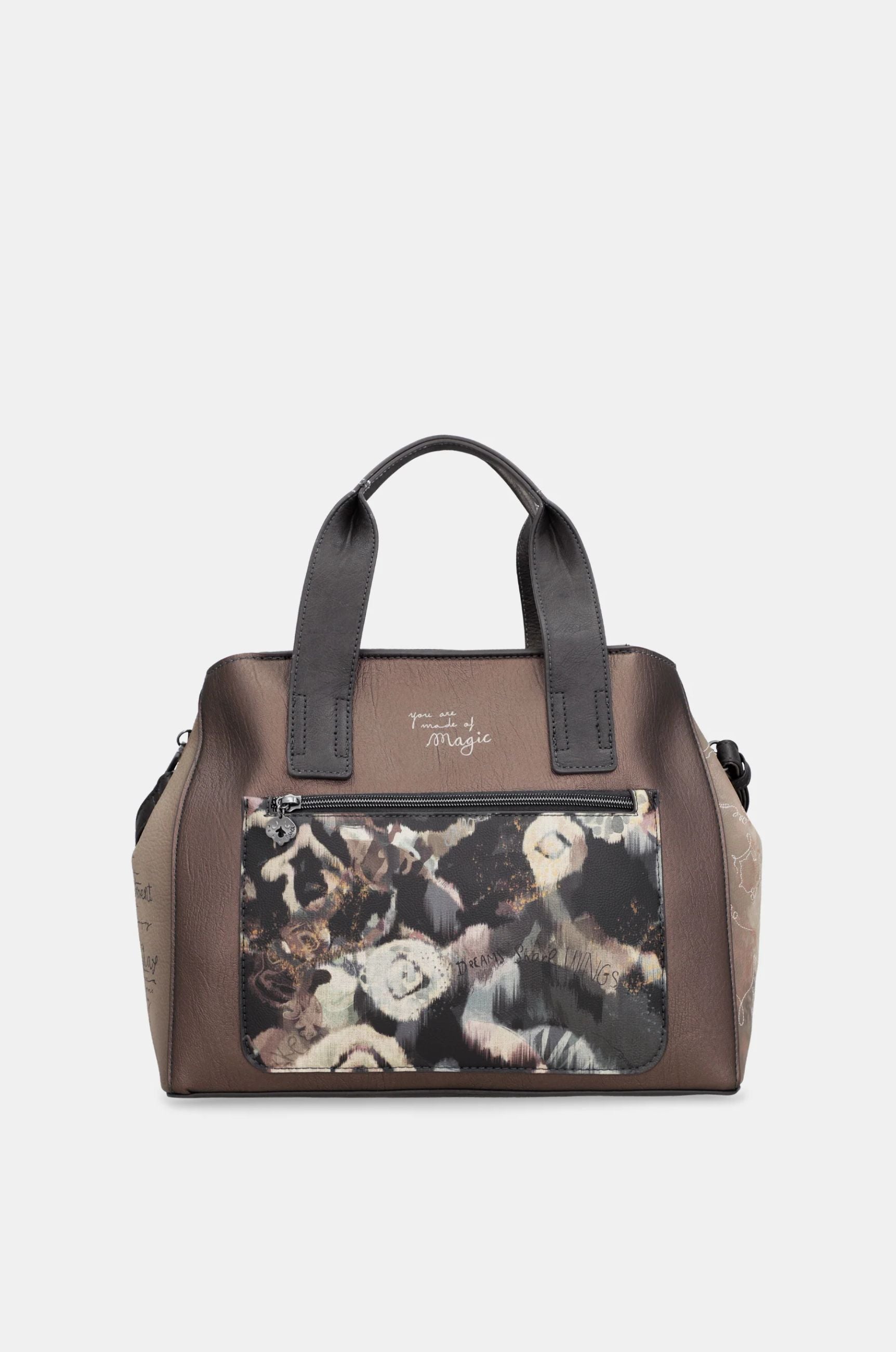 Borsa a mano Anekke con tracolla The World of Dreams design artistico Beige TU | Giò Fashion