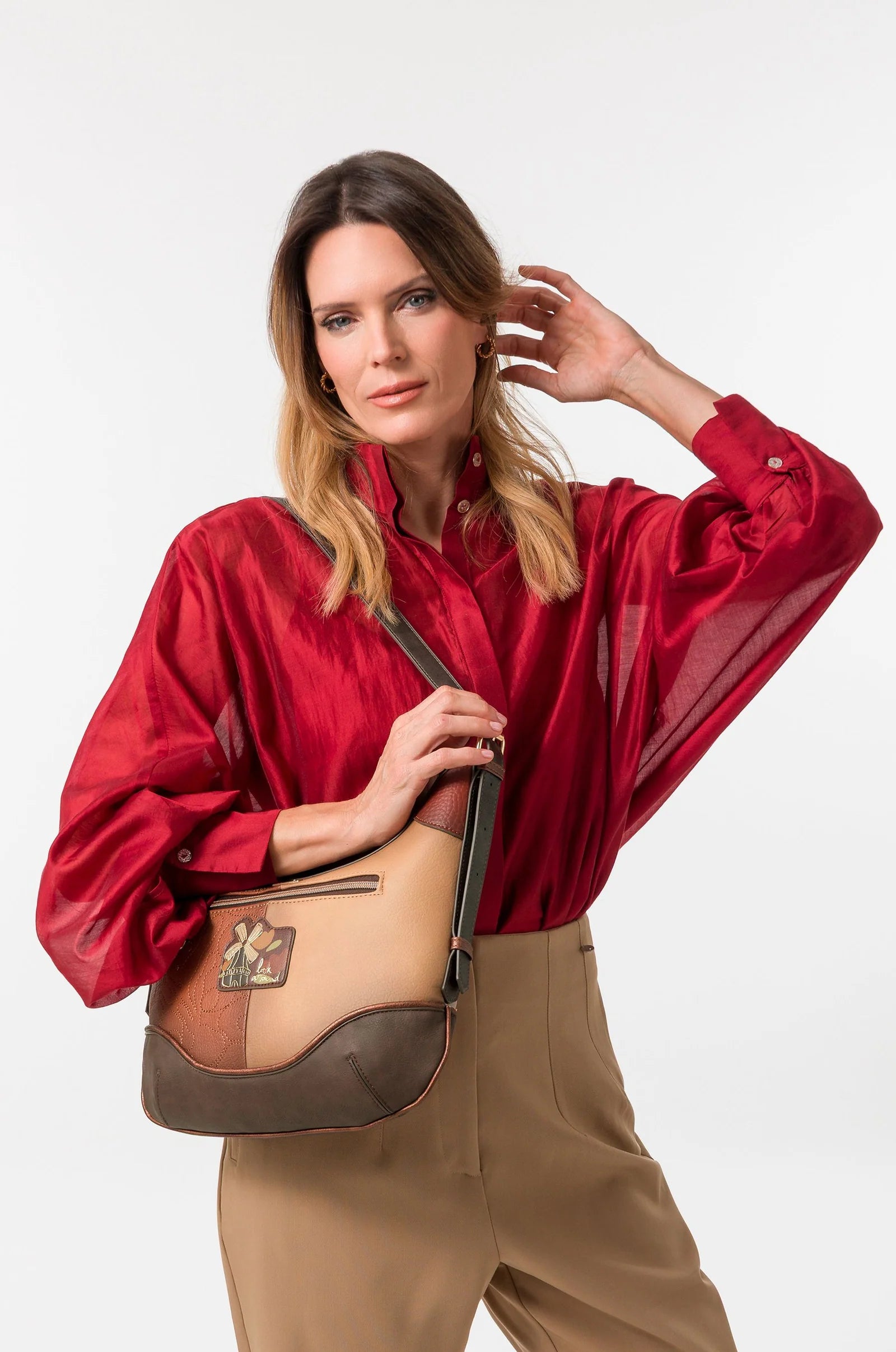 Borsa a Spalla Donna Anekke Hobo con Tracolla