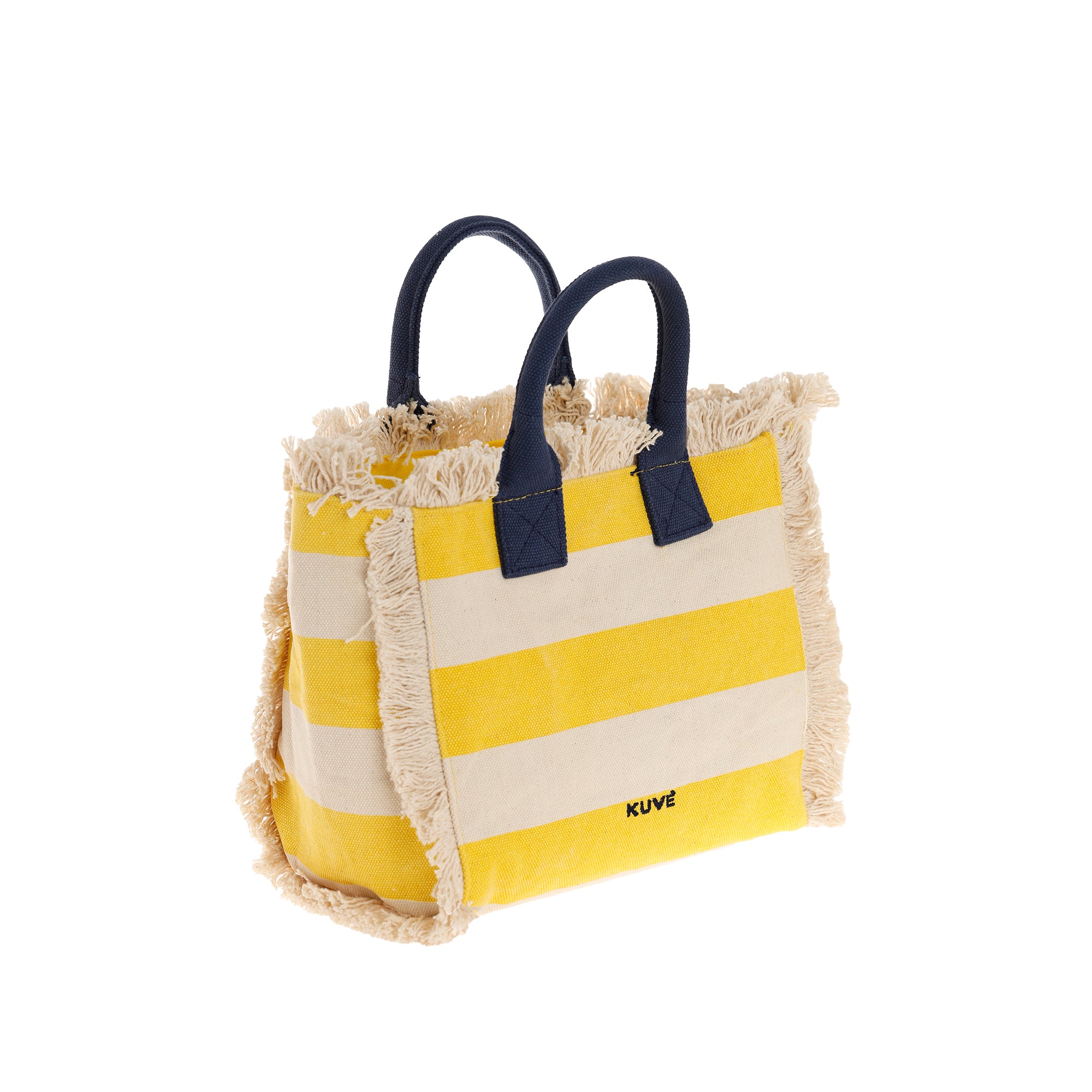 Borsa mare Kuve' Horizon Stripe in ecopelle