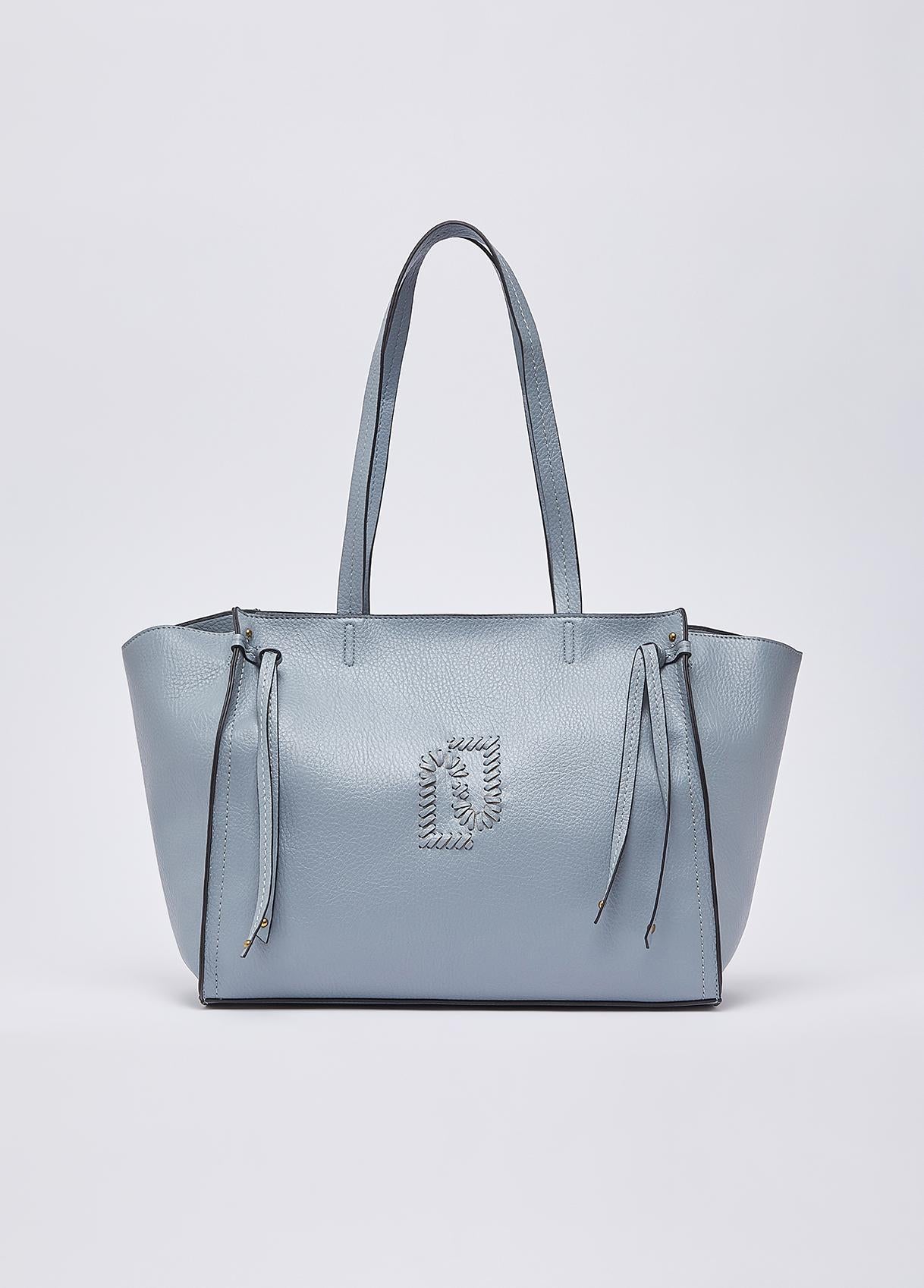 Shopping bag Liu Jo con logo frontale e manici lunghi Cloud TU | Giò Fashion