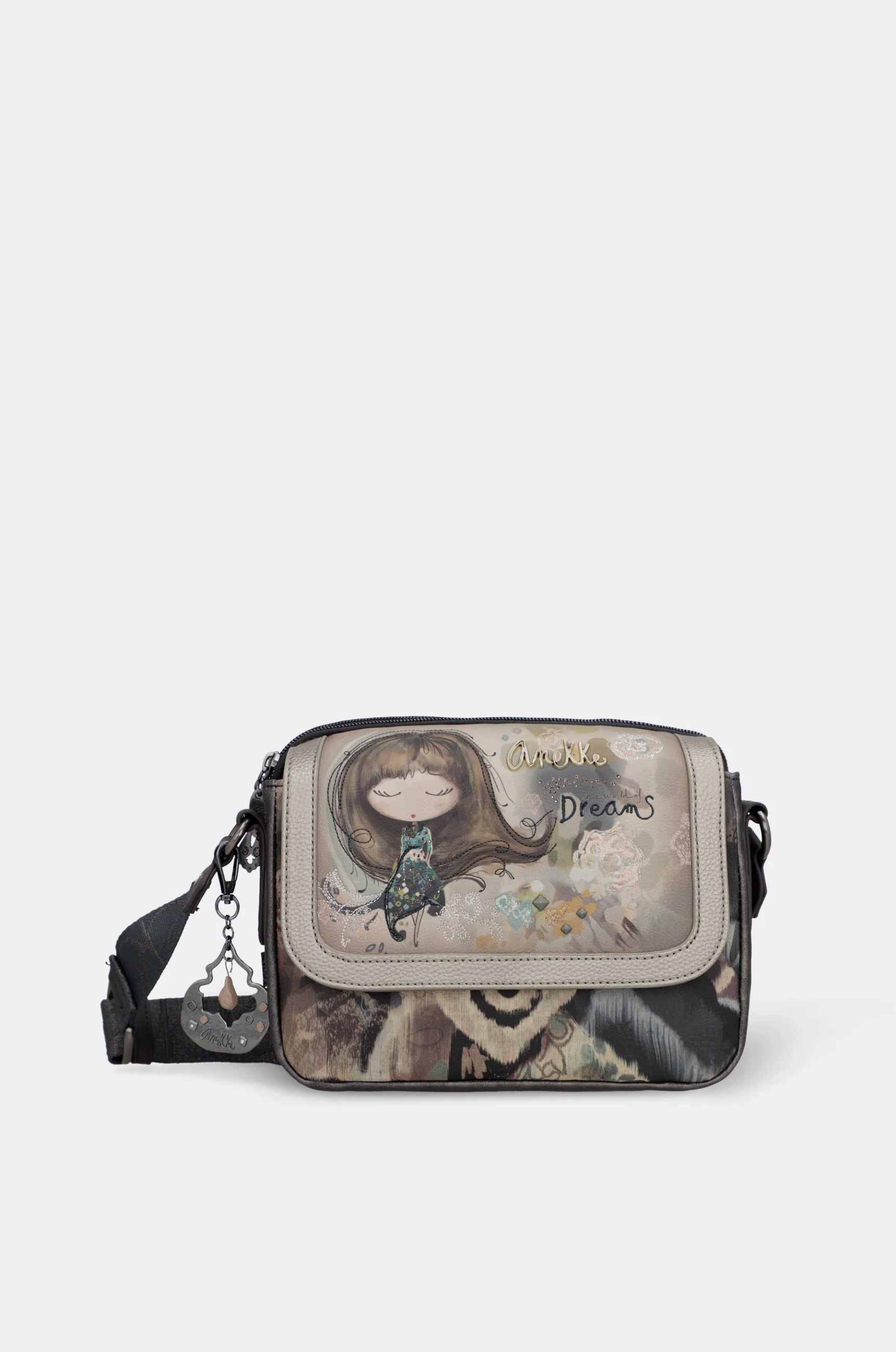 Borsa a tracolla Anekke The World of Dreams con patta Beige TU | Giò Fashion
