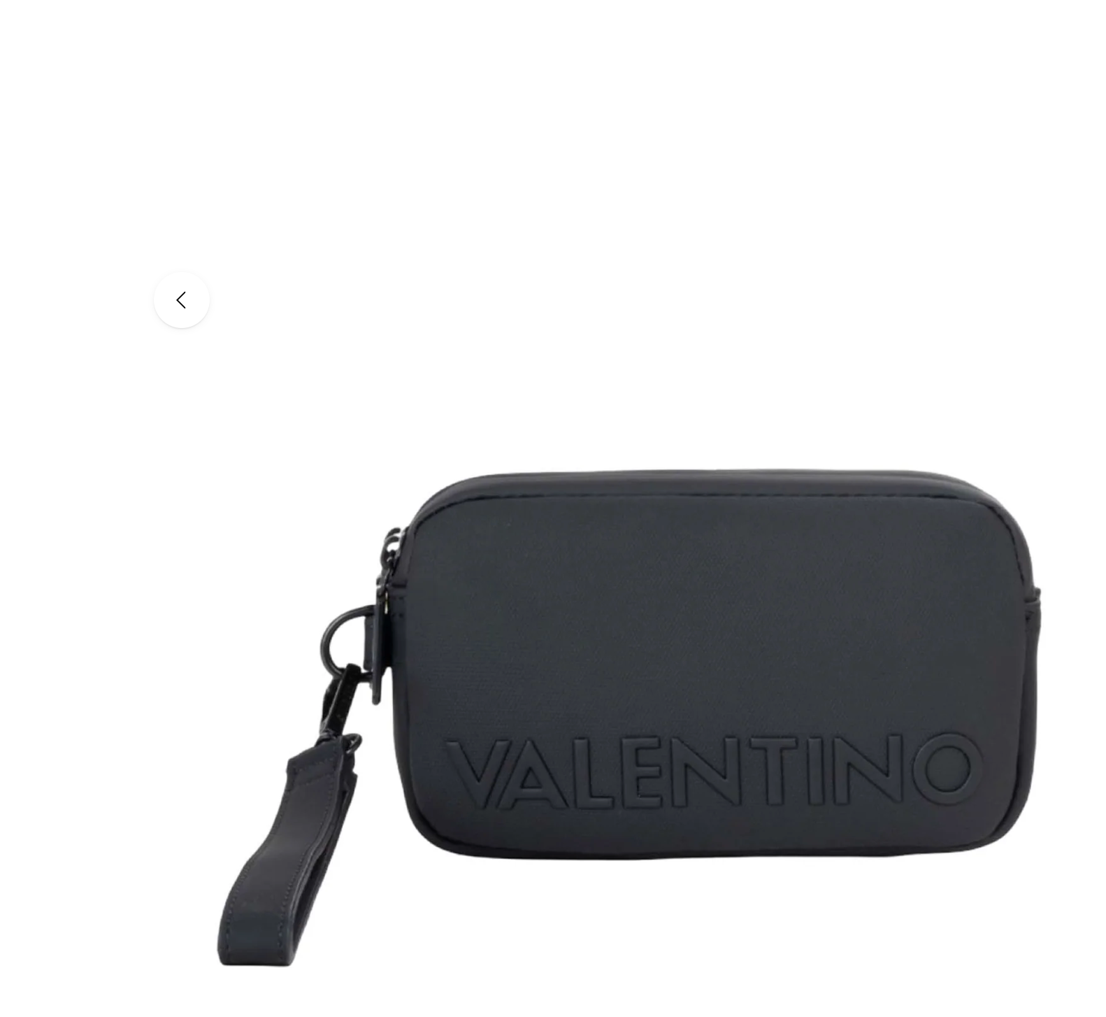 Valentino Beauty Case Uomo Axel Soft con Zip e Polsiera