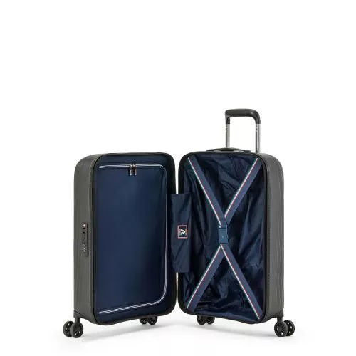 Trolley Cabina Mario Valentino Rigido 4 Ruote con TSA NERO TU | Giò Fashion