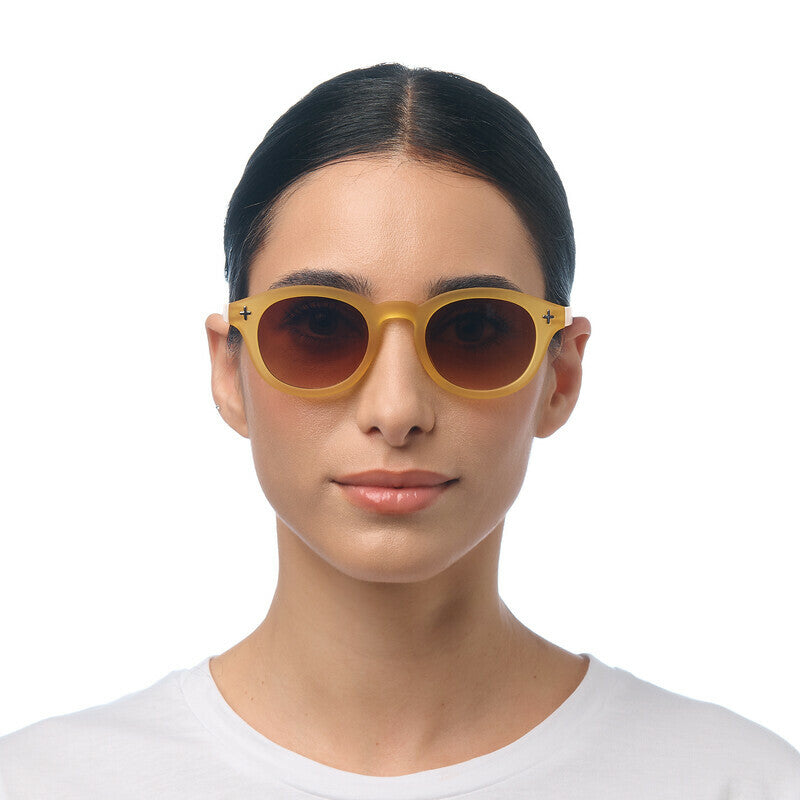 OKKIA Milano Occhiali da Sole Unisex con Lenti Sfumate e Protezione UV400