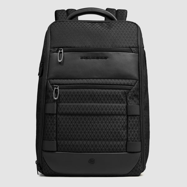 Zaino Piquadro tecnico porta PC e tablet con tasche organizzate Nero TU | Giò Fashion