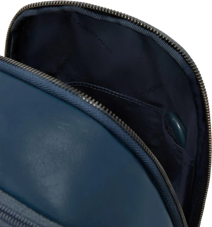 Piquadro Monospalla Uomo Convertibile in Zaino in Pelle Victor Porta iPad Mini