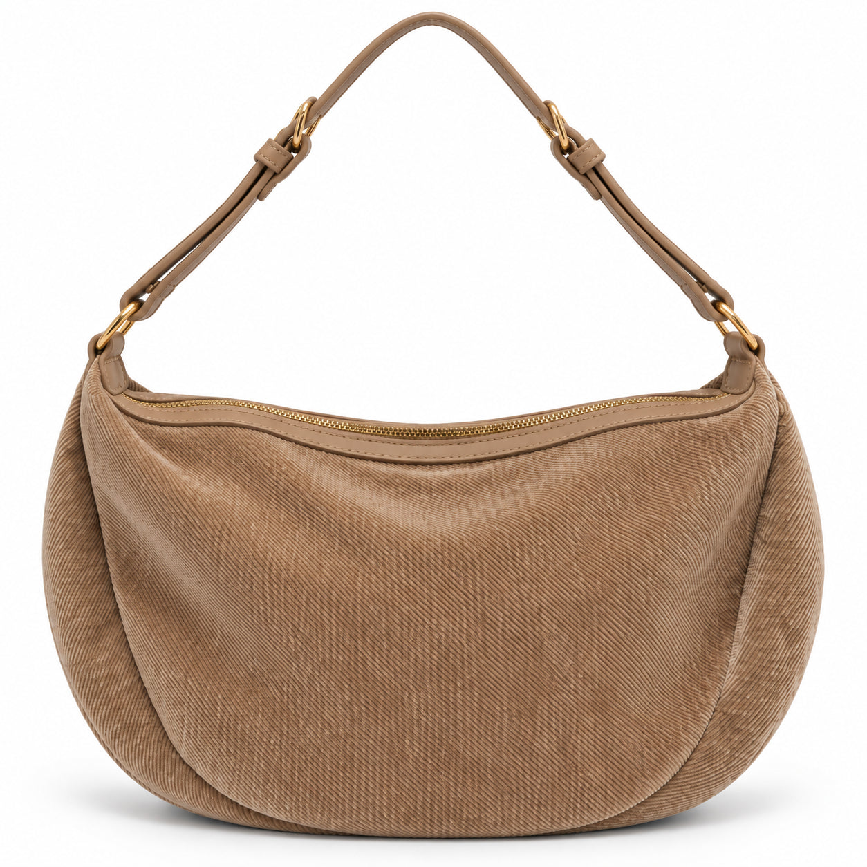 Borsa Hobo Kuvé in Velluto con Charm