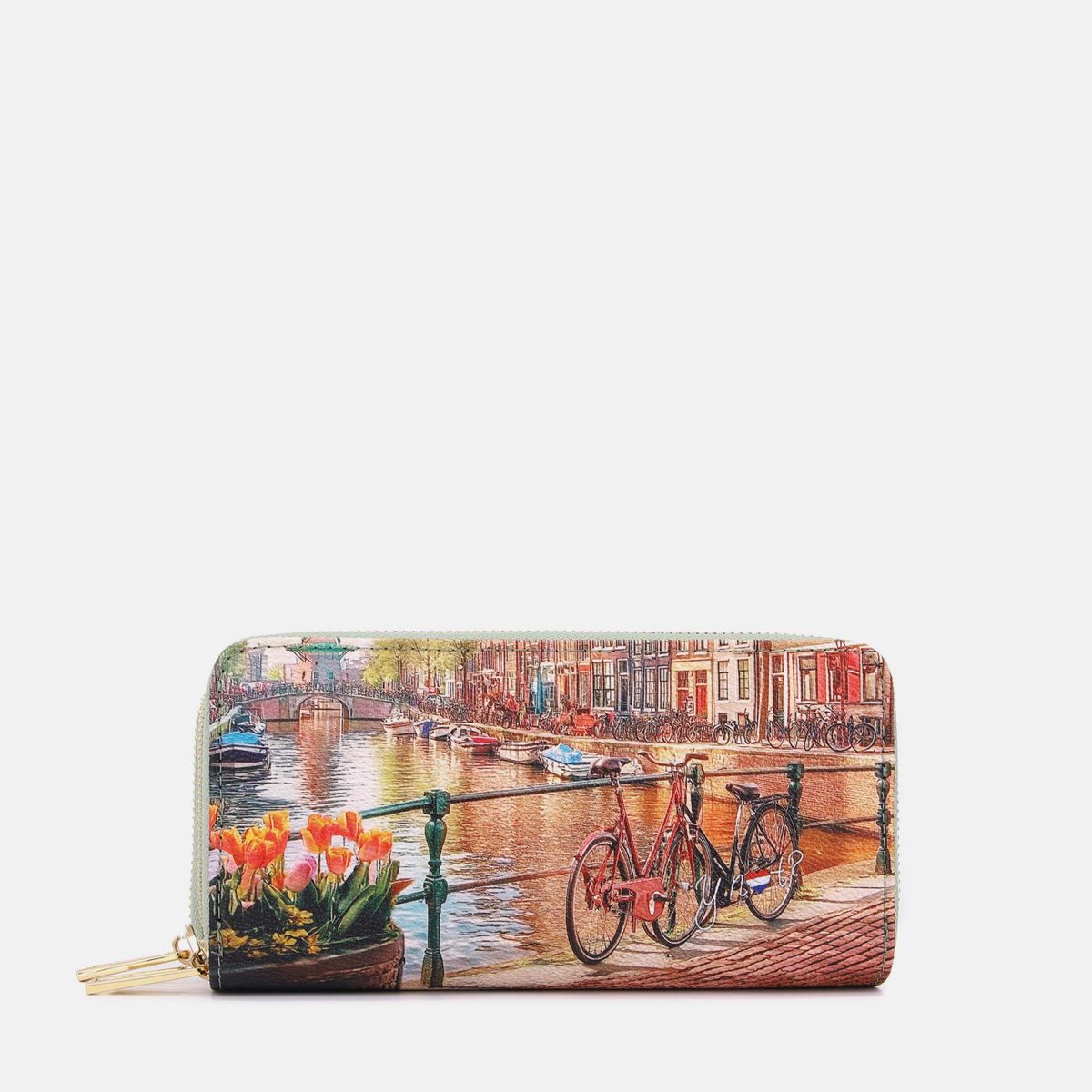 Portafoglio Donna Ynot? con Zip in Ecopelle – Portacarte e Portamonete
