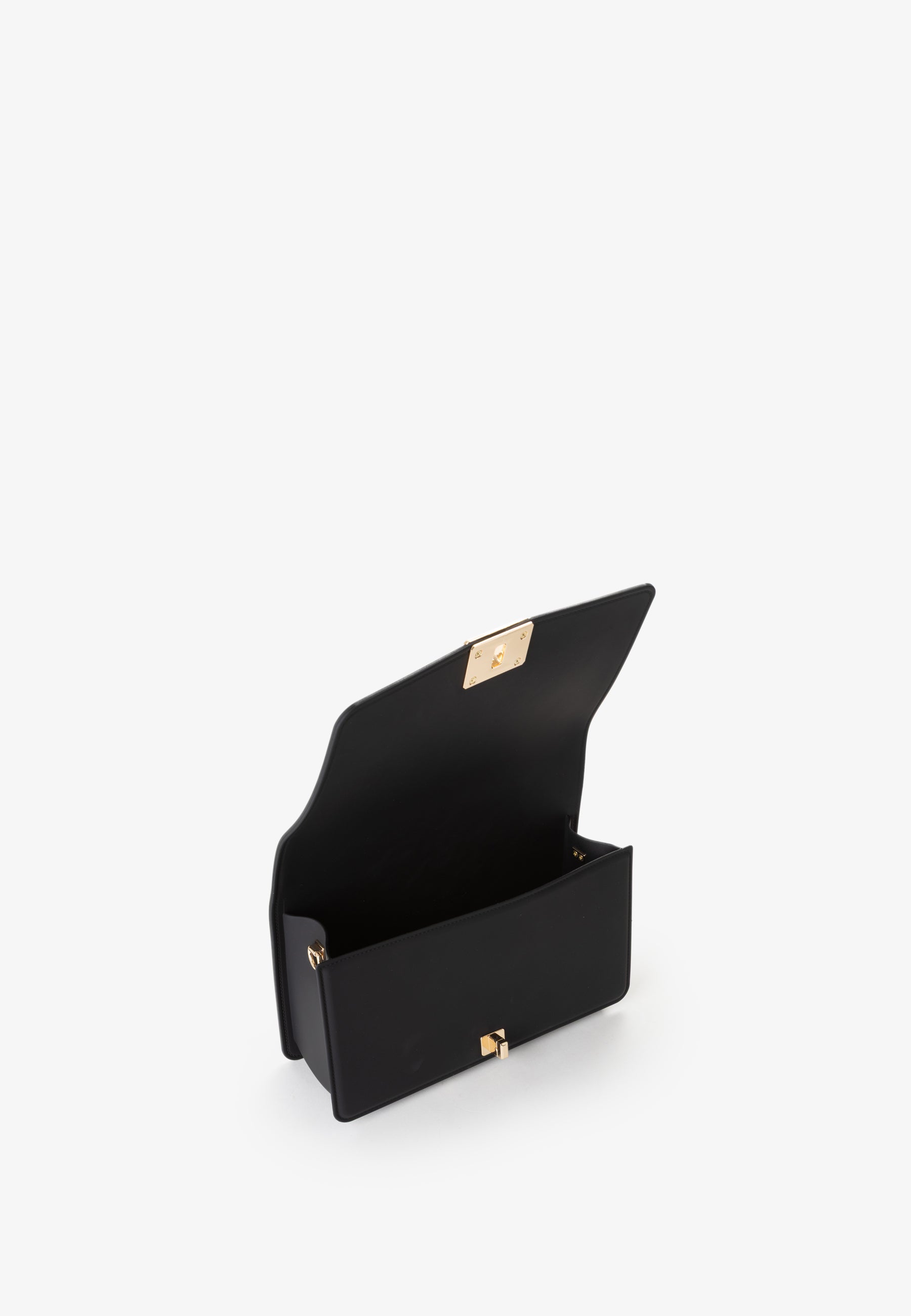 Borsa a tracolla Mario Valentino con logo embossed e chiusura frontale elegante Nero TU | Giò Fashion