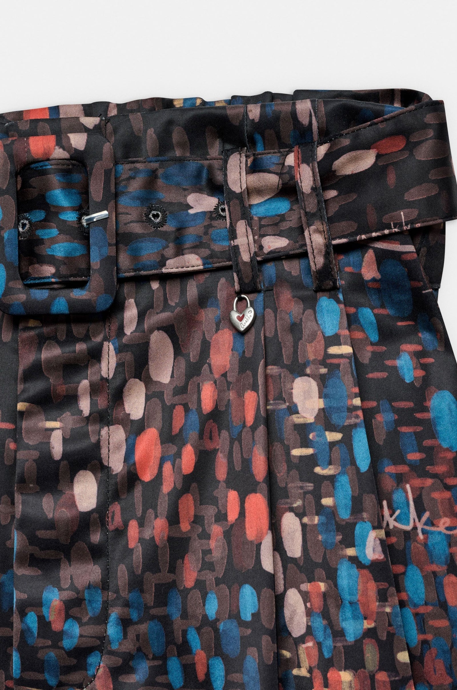 Pantaloni Palazzo Donna Anekke Blossom con Stampa Artistica