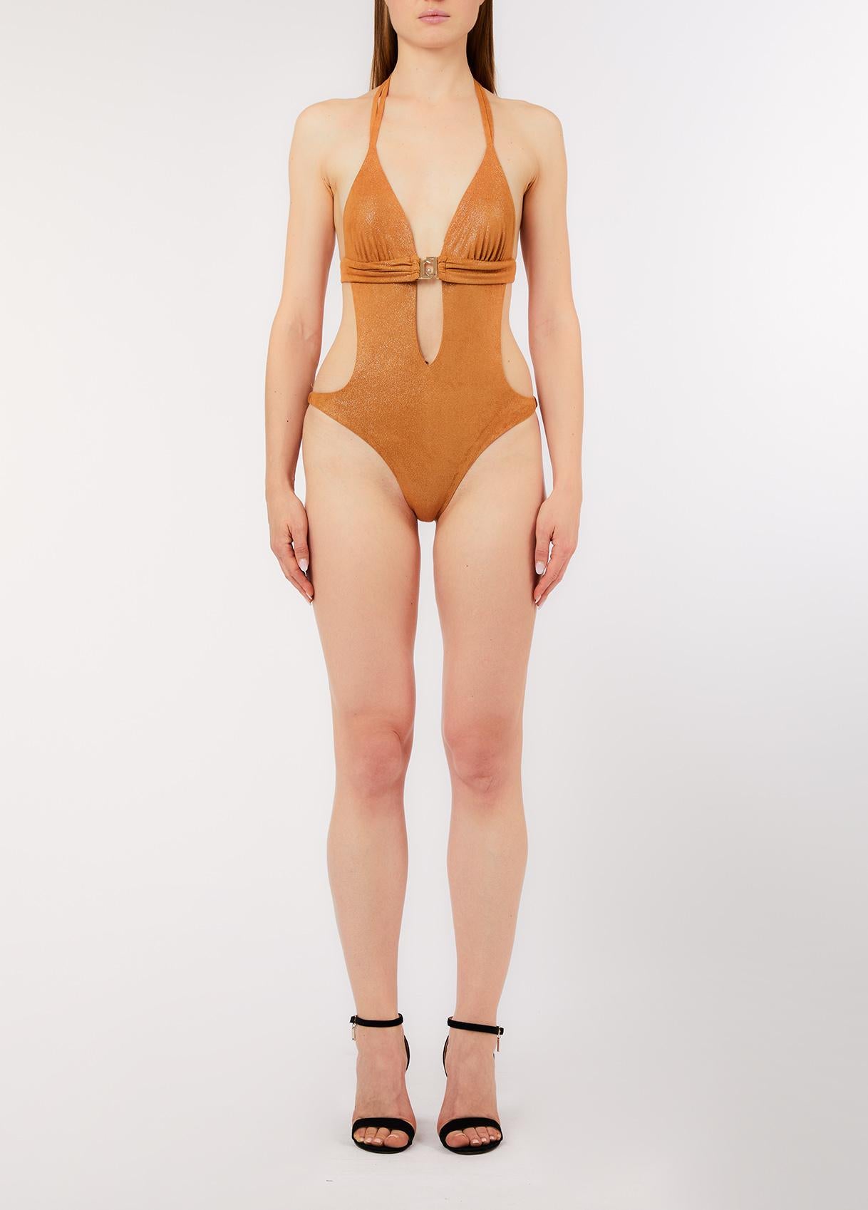 Costume Intero Liu Jo Donna con Scollatura Profonda e Dettaglio Centrale