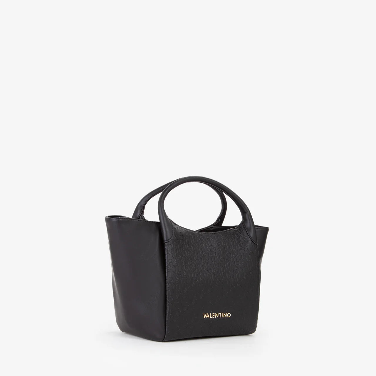 Valentino borsa a mano donna con logo in rilievo Nero TU | Giò Fashion