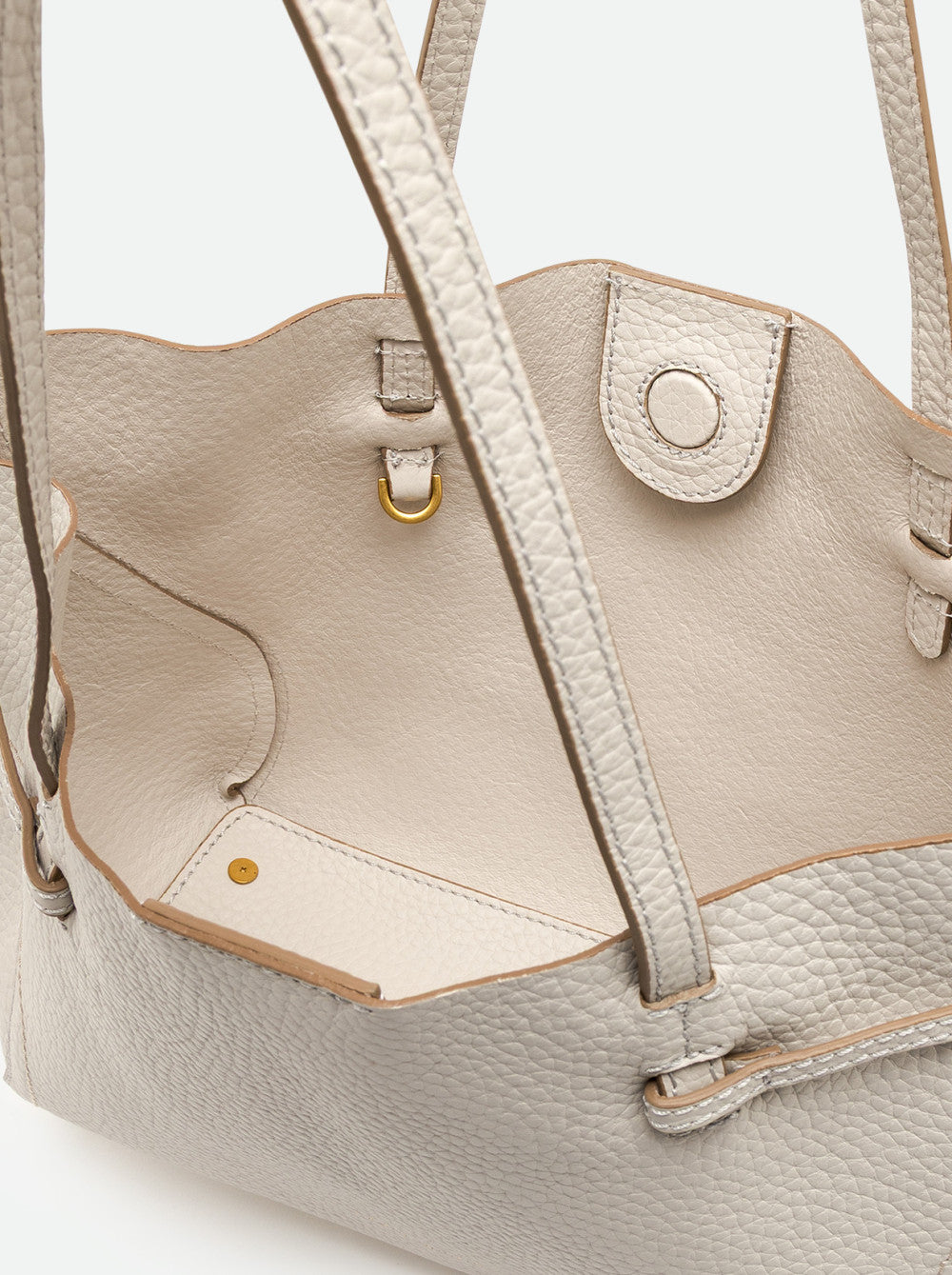 Gianni Chiarini Violette Borsa Shopping Media in Pelle Double