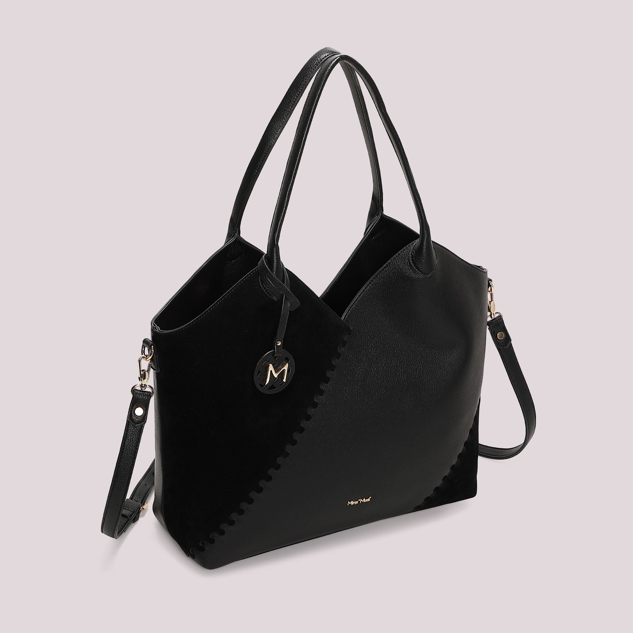 Borsa Shopping Donna Mimi Mua con Patch Diagonale
