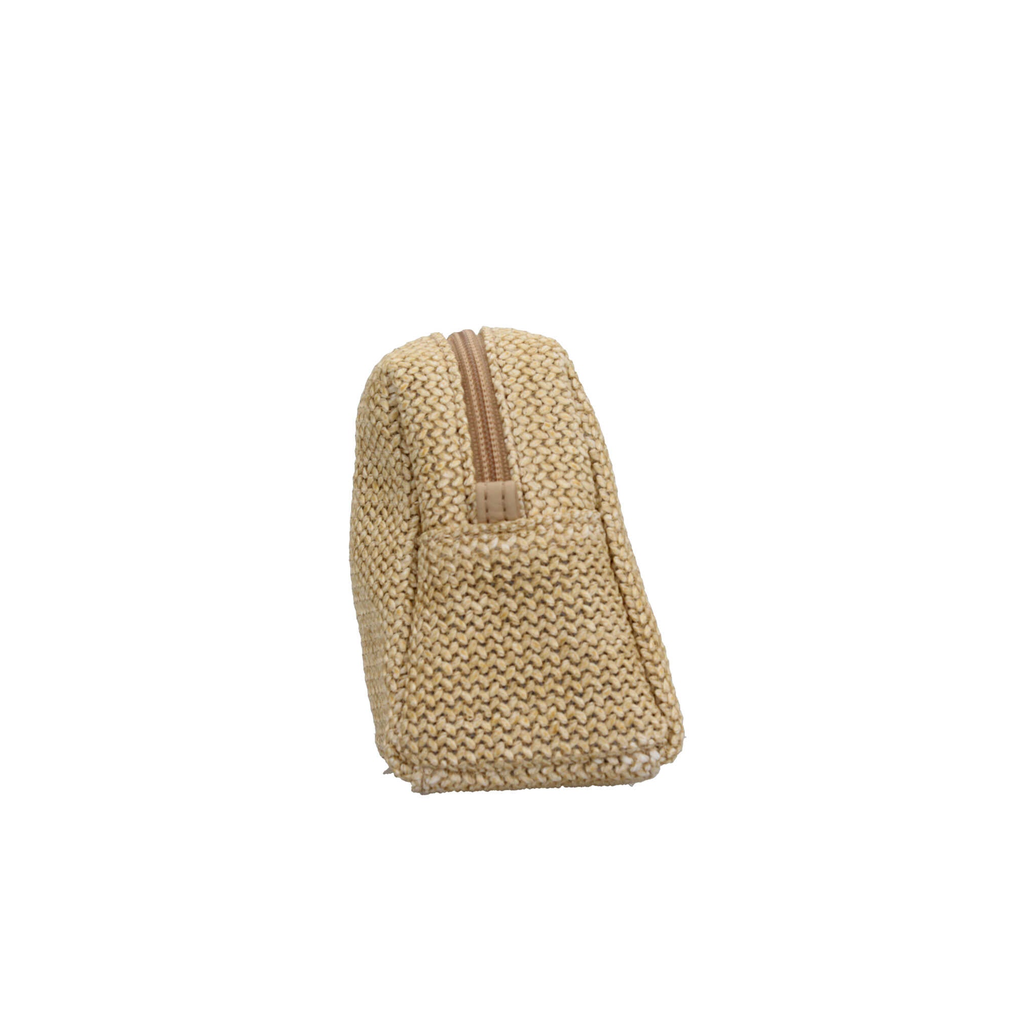 Beauty donna YNot in stuoia sintetica con zip e tasca interna Beige TU | Giò Fashion