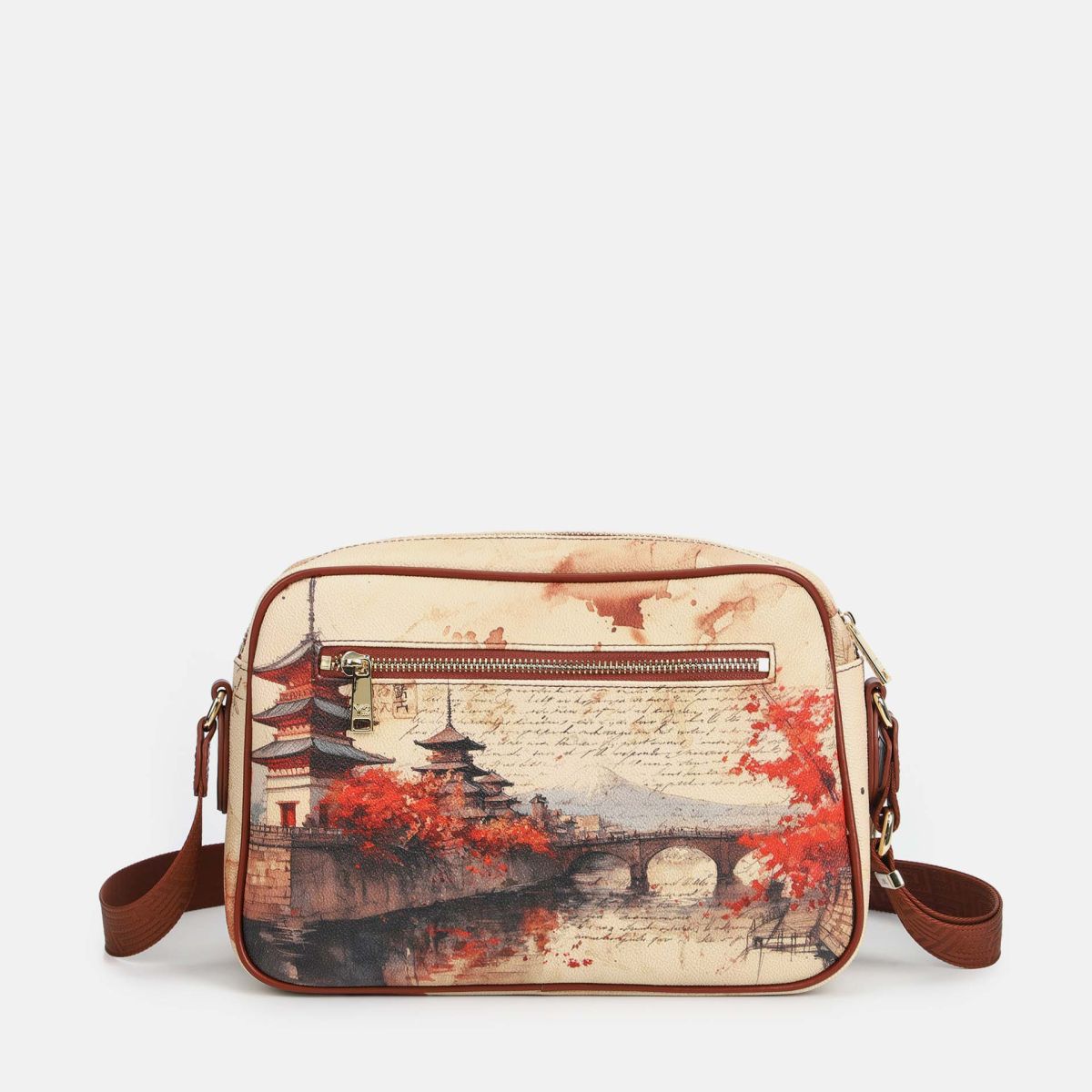 Ynot? Yes Bag Borsa Reporter Donna con Tracolla in Tessuto