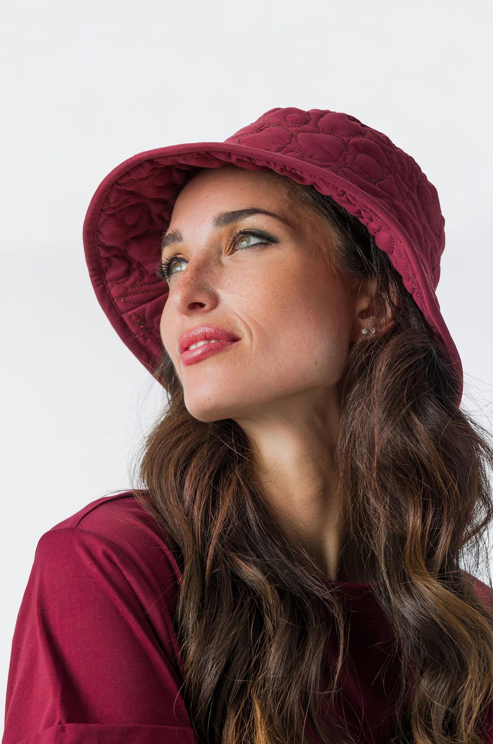 Cappello Pescatore Donna Anekke Reversibile con Fantasia Rock e Logo Ricamato