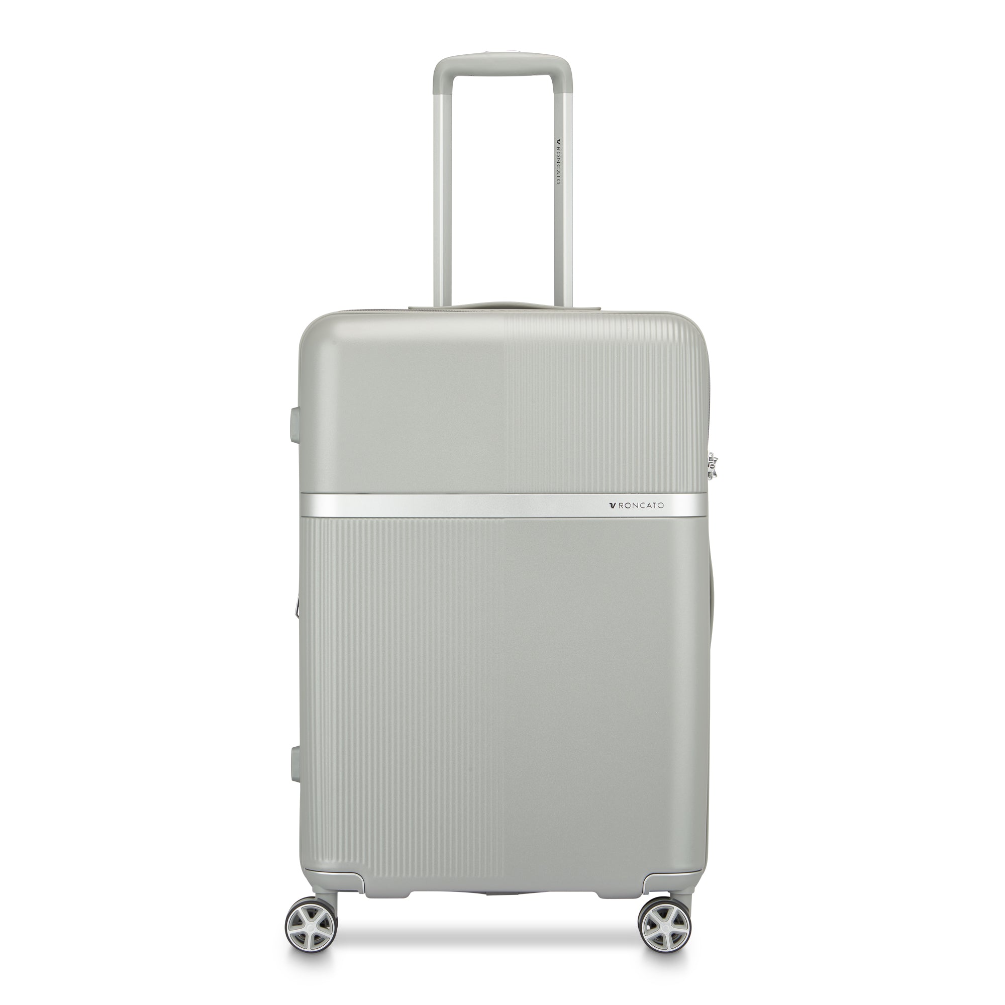 Trolley medio Roncato con struttura rigida e ruote silenziose GRIGIO PER TU | Giò Fashion