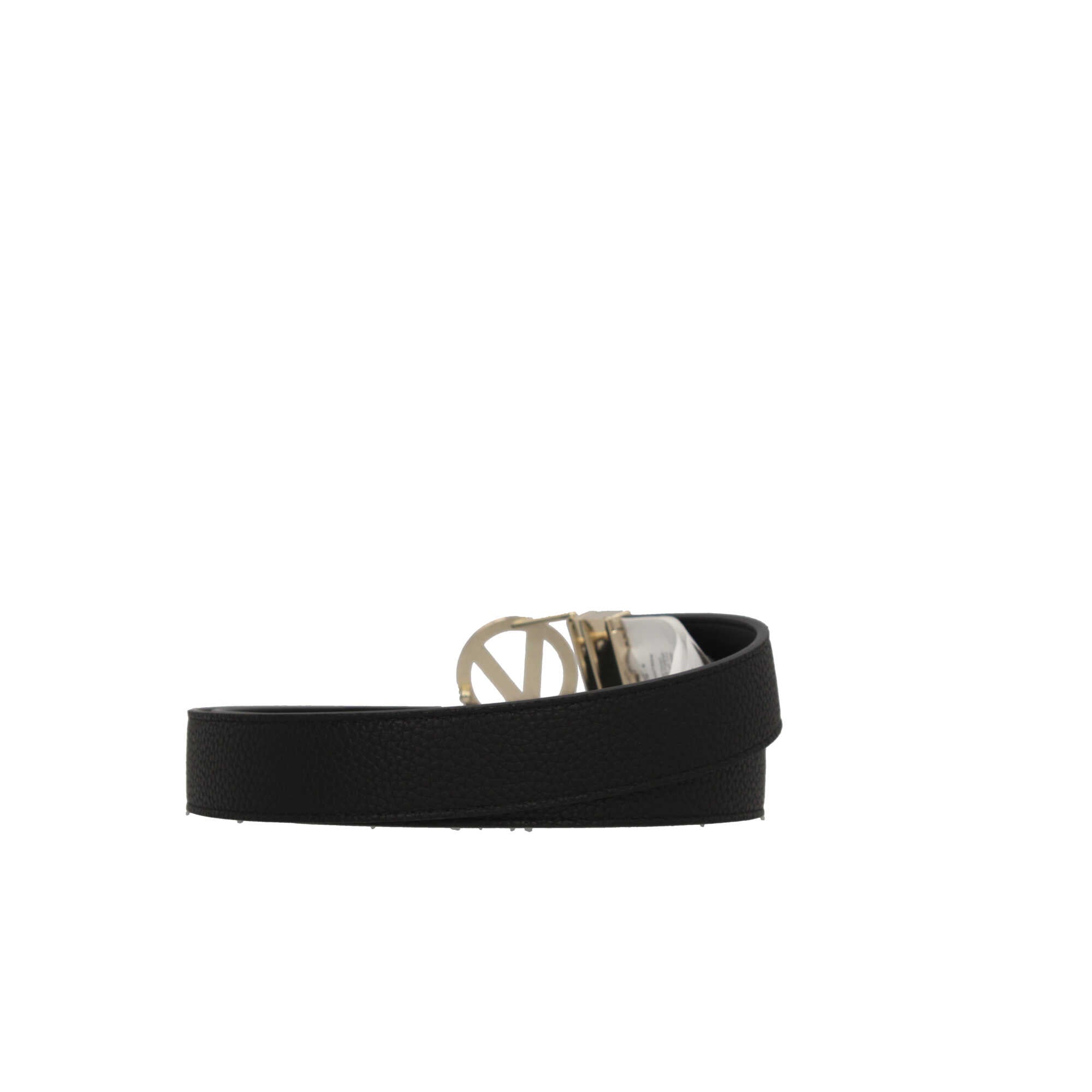 Cintura Valentino da Donna con Fibbia Logo in Metallo Nero L | Giò Fashion