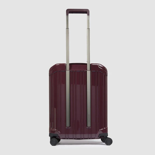 Trolley Piquadro rigido da cabina con 4 ruote e chiusura TSA BORDEAUX TU | Giò Fashion