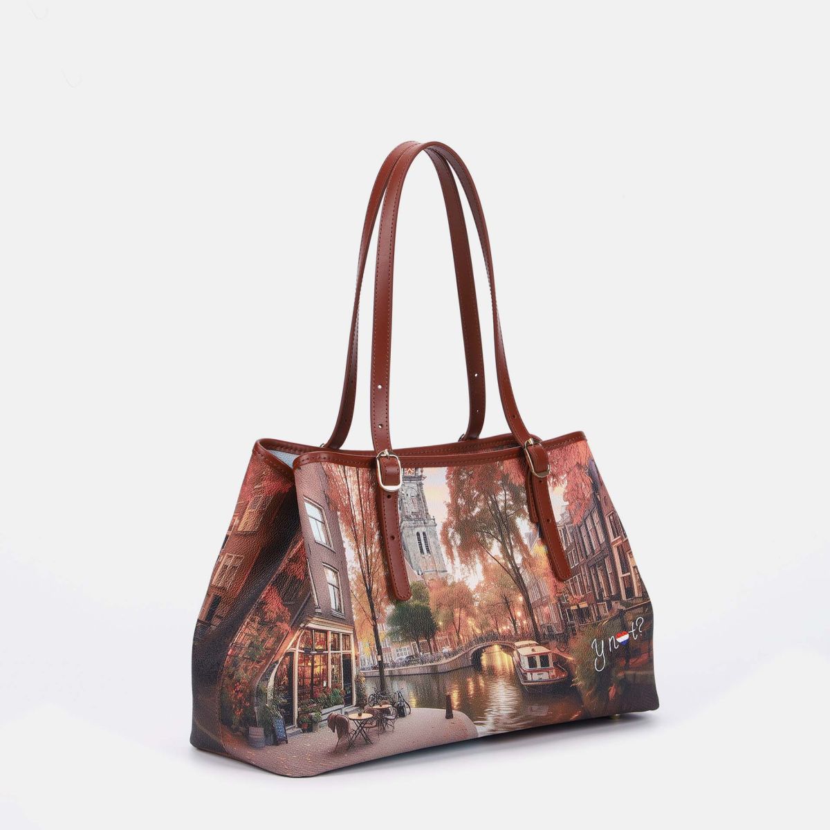 Ynot? Yes Bag Borsa Tote Grande Donna con Tracolla