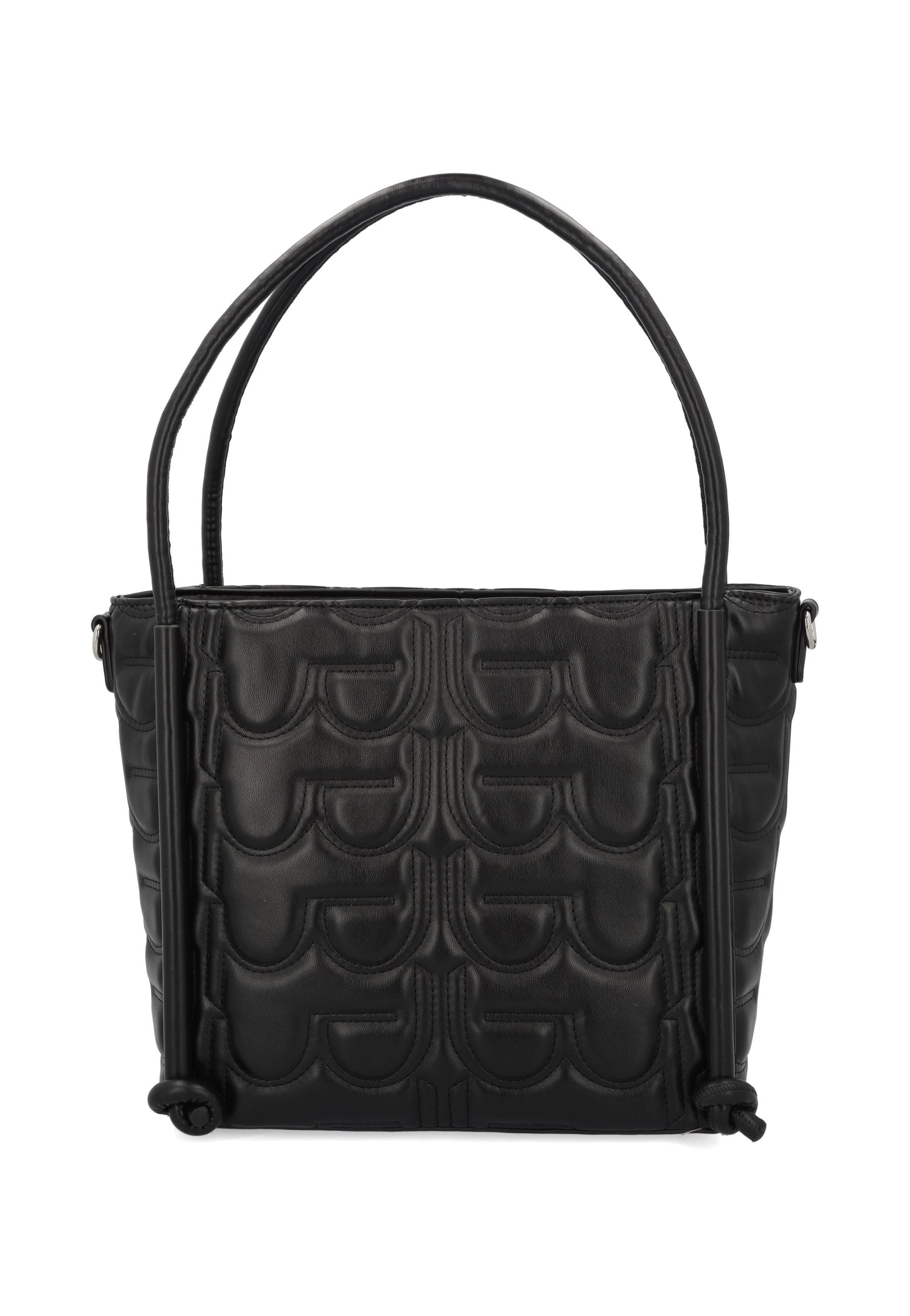 Shopper Donna By Byblos con Logo Ricamato All Over e Tracolla
