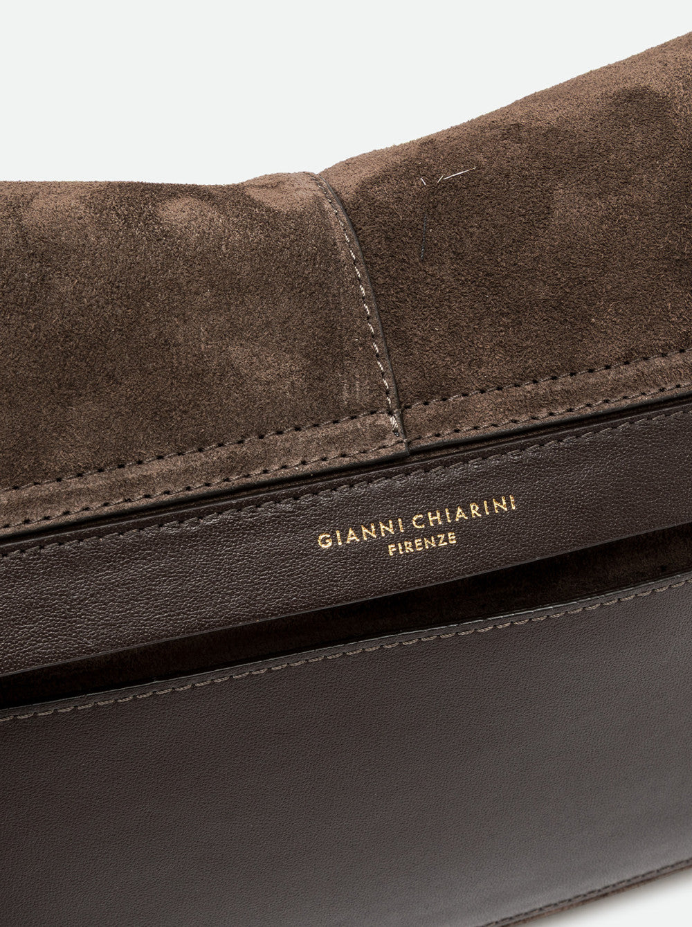 Gianni Chiarini Helena Round Borsa Grande in Pelle Scamosciata