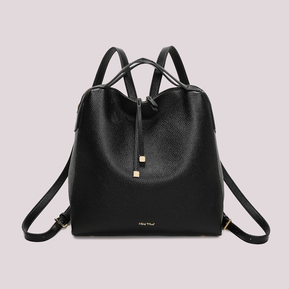 Mimi Mua zaino morbido elegante con coulisse e design minimal