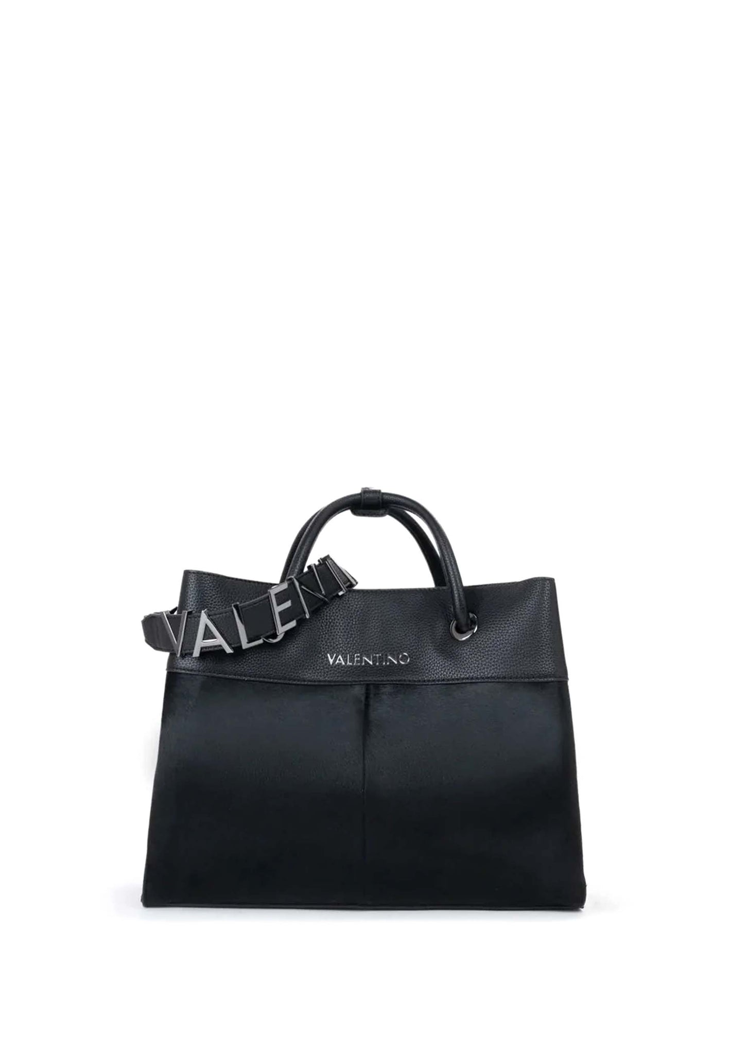 Valentino Borsa a Mano Alexia Winter con Inserto Effetto Cavallino