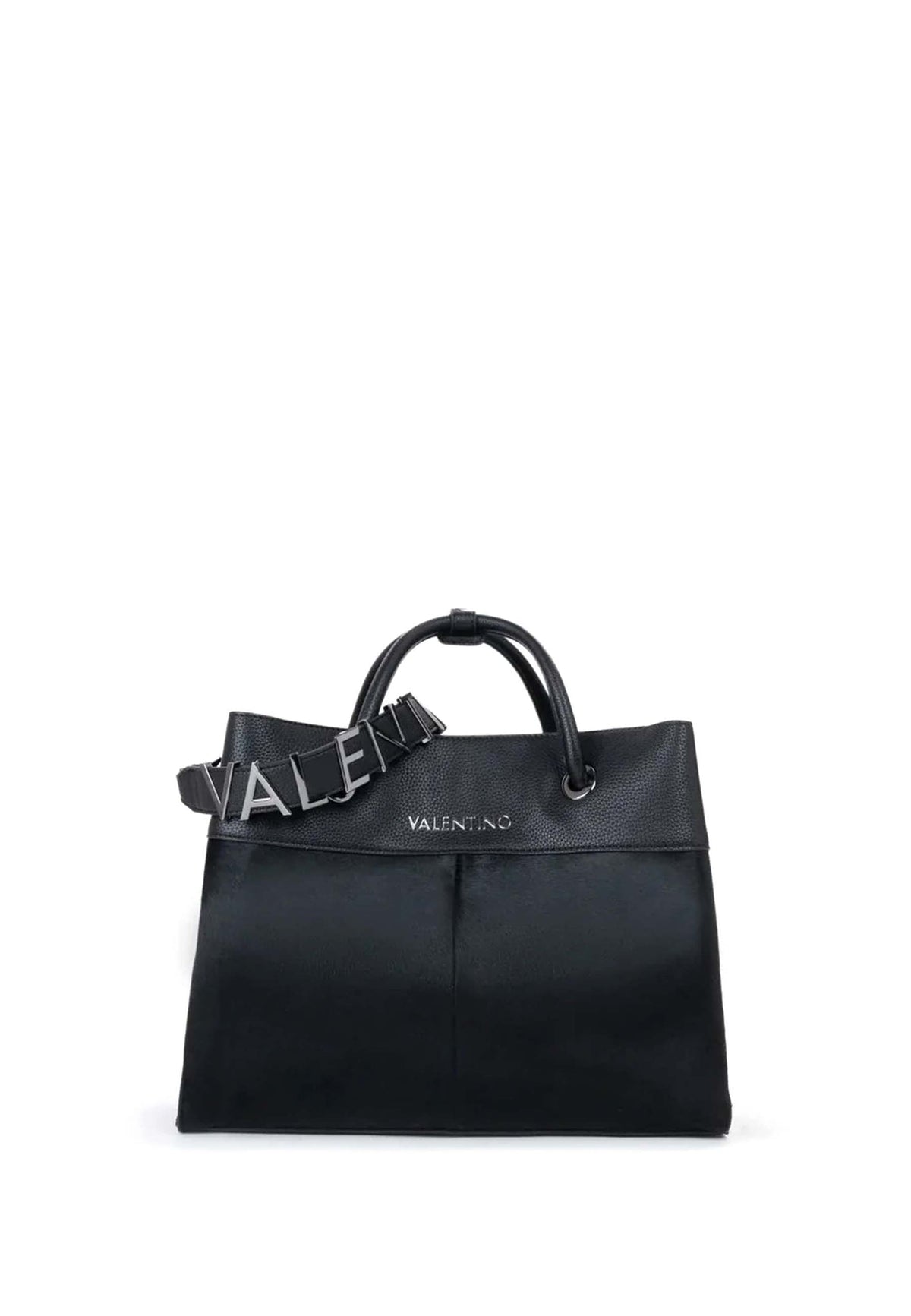 Valentino Borsa a Mano Alexia Winter con Inserto Effetto Cavallino