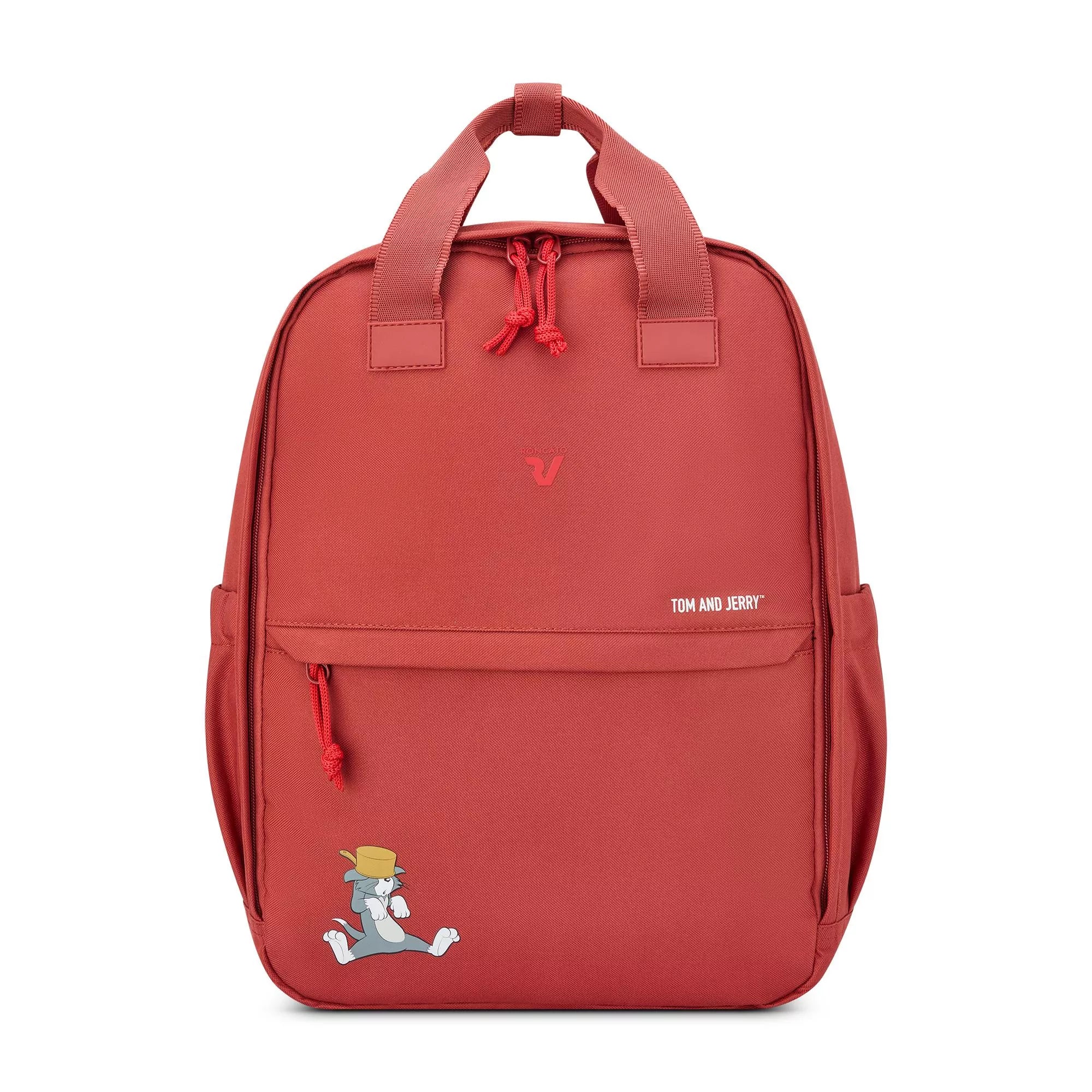 Roncato zaino Tom & Jerry con tasca frontale e spallacci regolabili Rosso TU | Giò Fashion