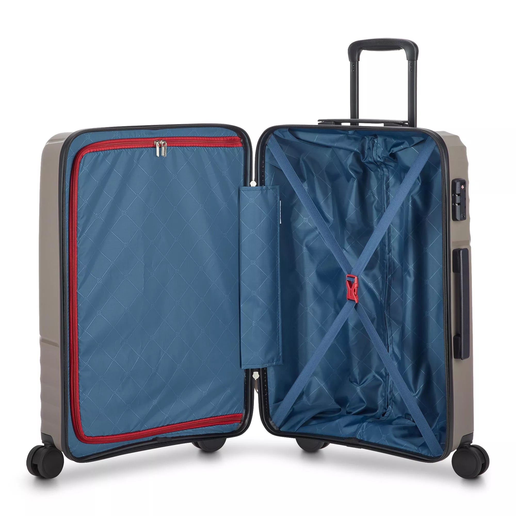 Modo by Roncato Trolley Medio Rigido 4 Ruote da Viaggio 64x44,5x25,5 Grigio TU | Giò Fashion