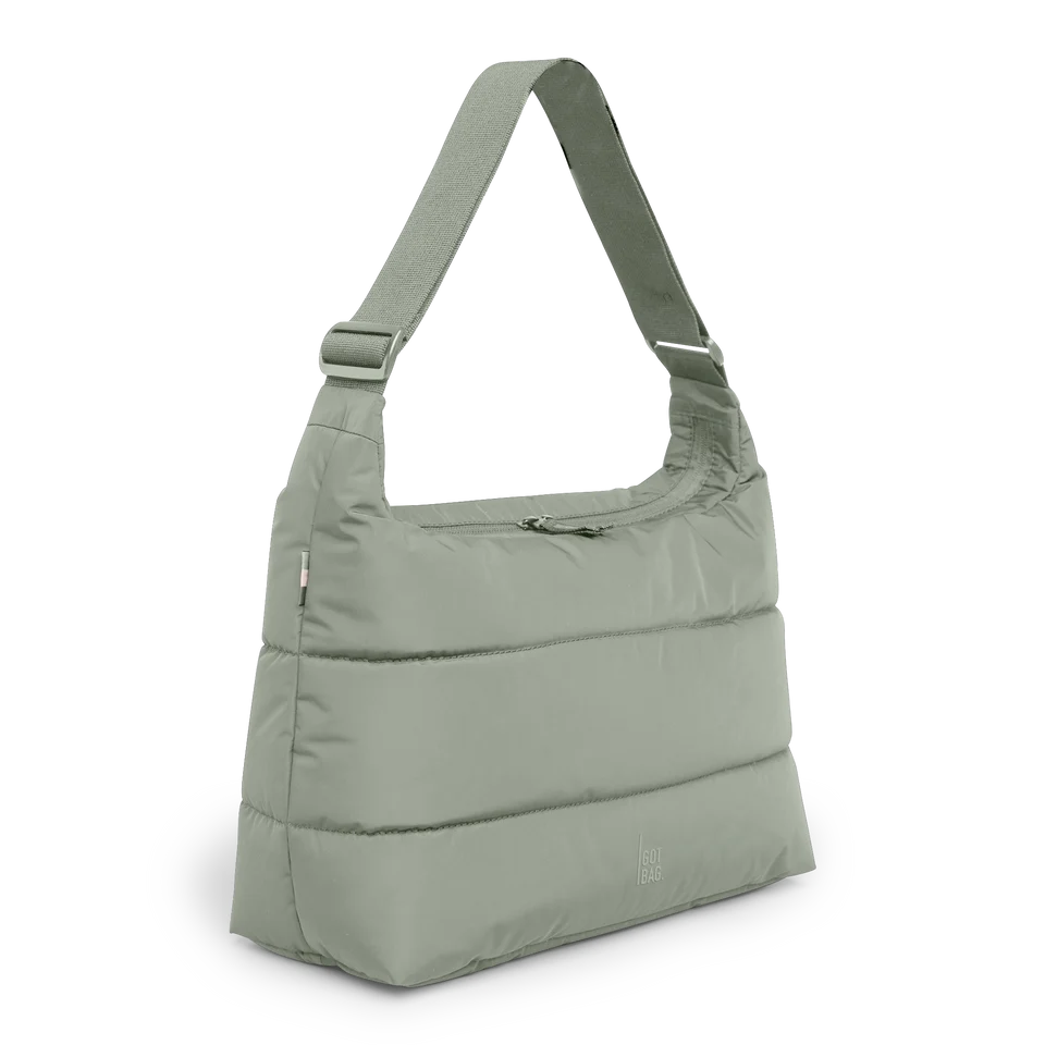 GOT BAG Puffer Square Bag Large – Borsa a Spalla Imbottita in Materiale Riciclato