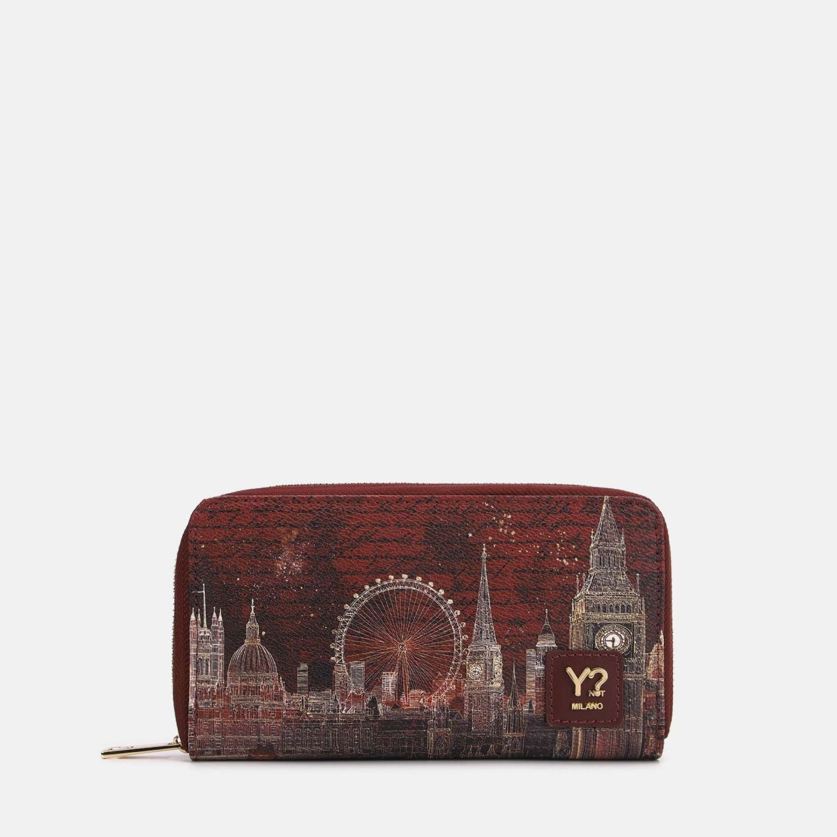 Ynot? Yes Bag Portafoglio Donna Grande in Ecopelle