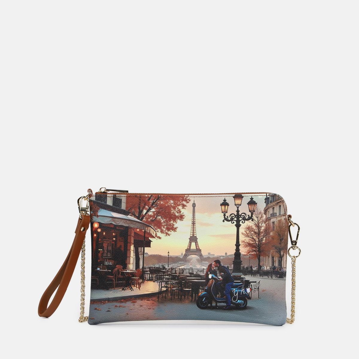 Ynot pochette  con tracolla a catena