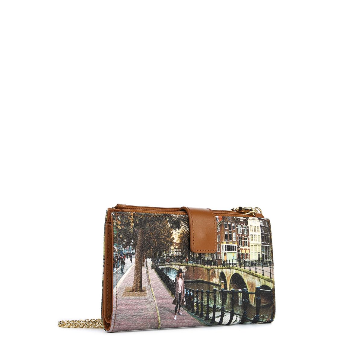 Ynot portafoglio con tracolla