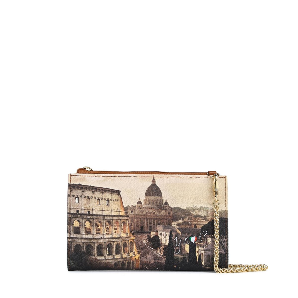 Ynot portafoglio con tracolla