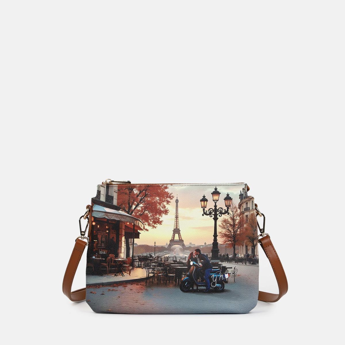 Ynot borsa a spalla con doppio scomparto