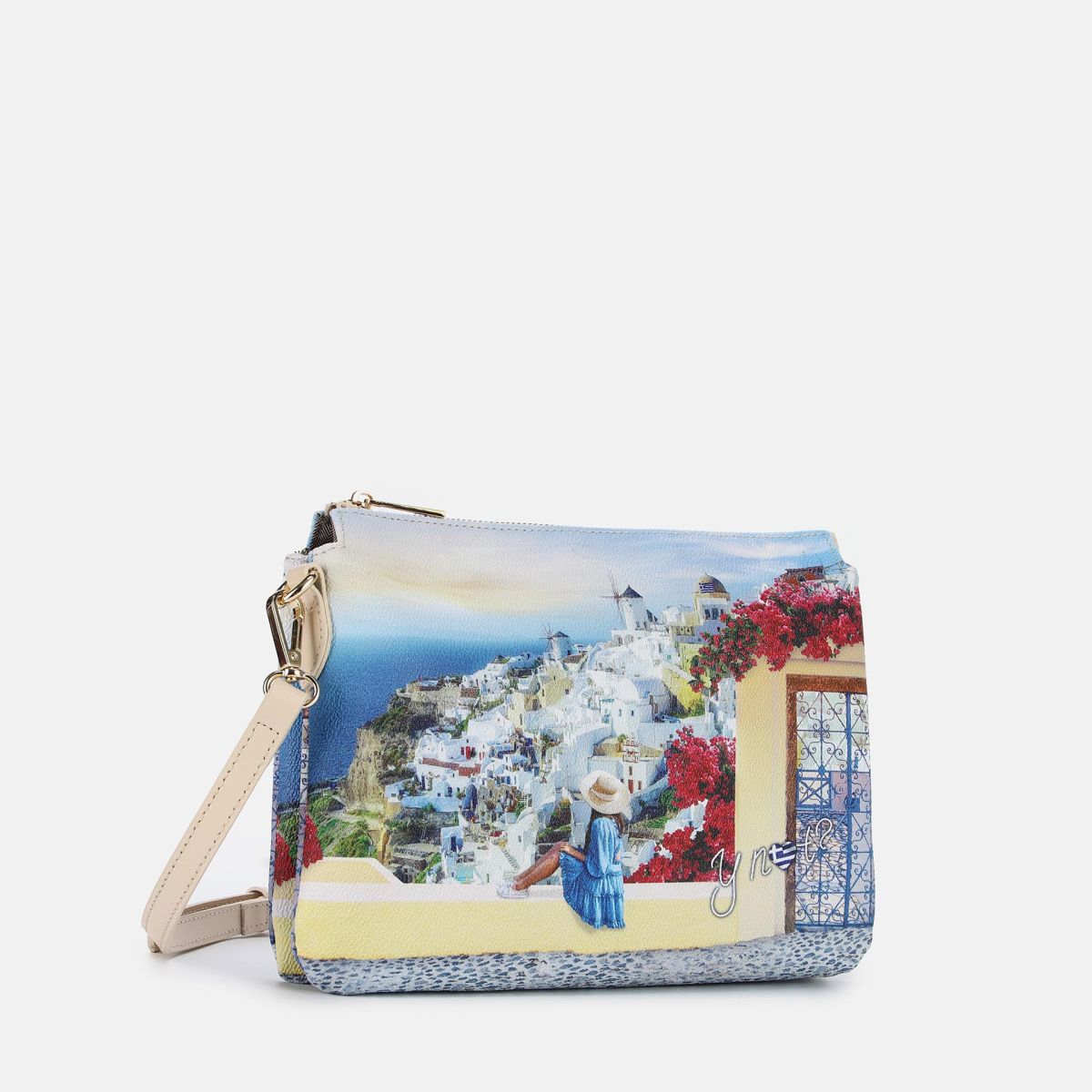 Borsa a tracolla YNot con doppio scomparto e design compatto