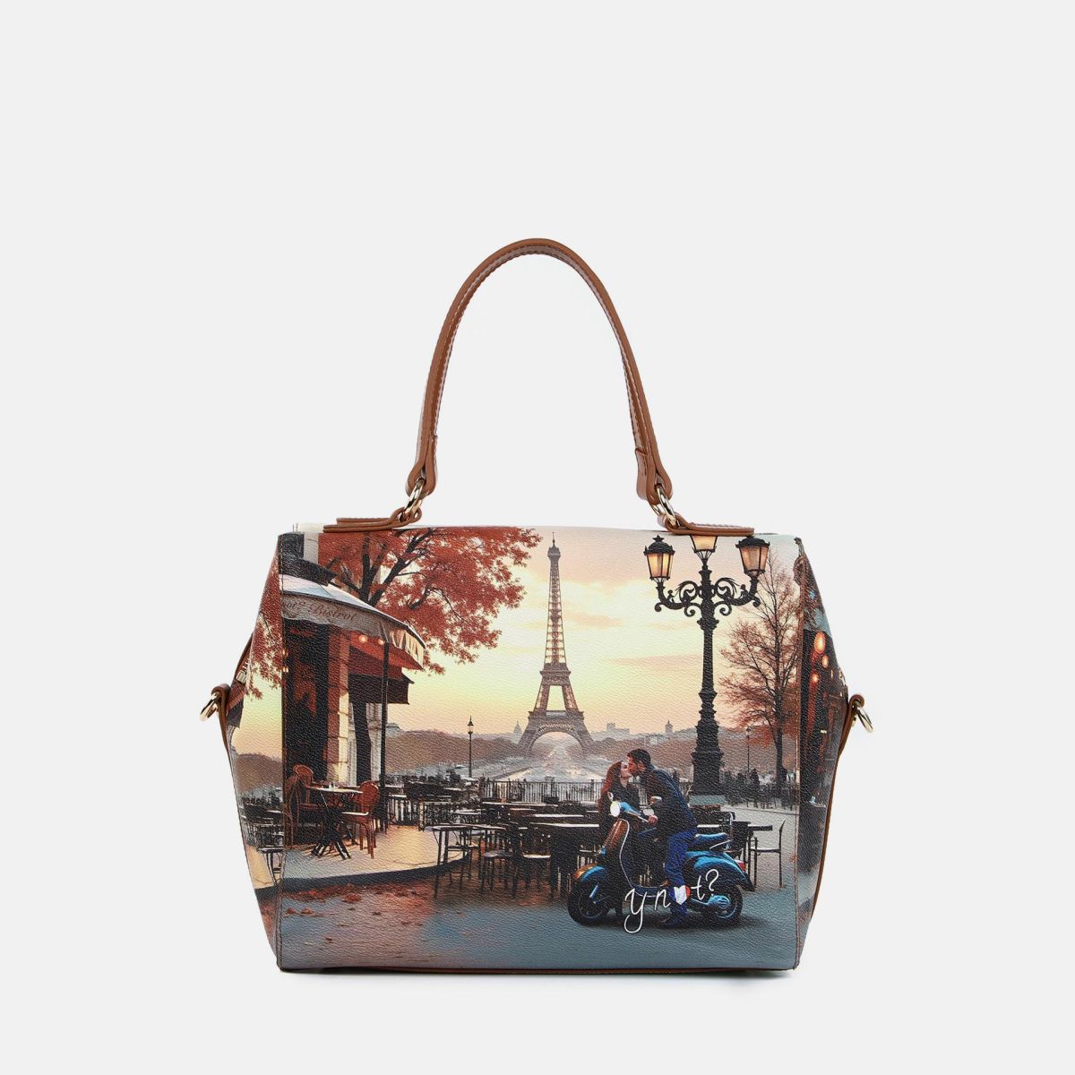 Ynot borsa Boston con doppi manici