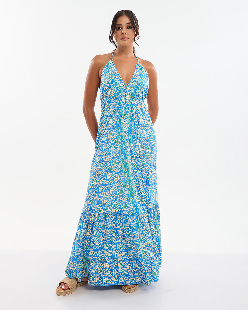 Ble Resort Collection Abito Lungo con Dettagli