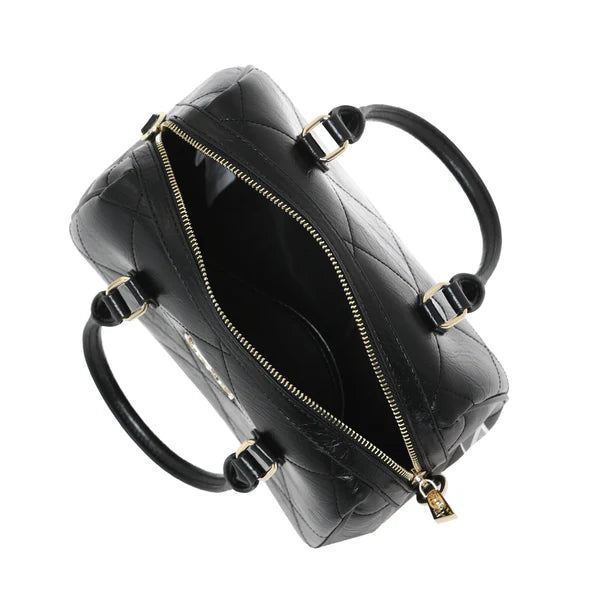 By Byblos borsa bauletto trapuntata con tracolla NERO TU | Giò Fashion