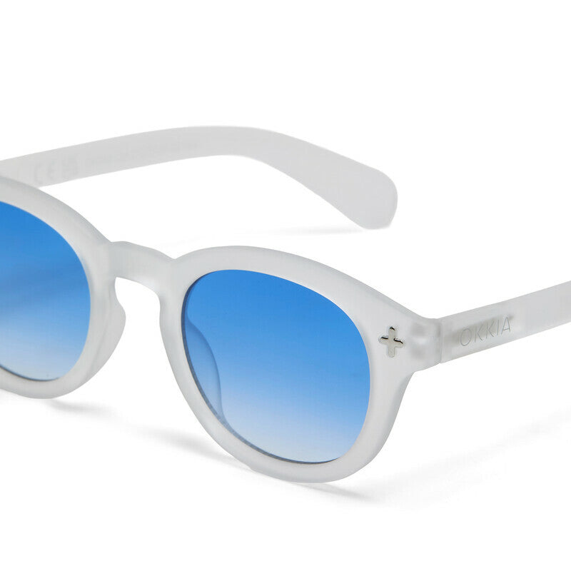 OKKIA Milano Occhiali da Sole Unisex con Lenti Sfumate e Protezione UV400