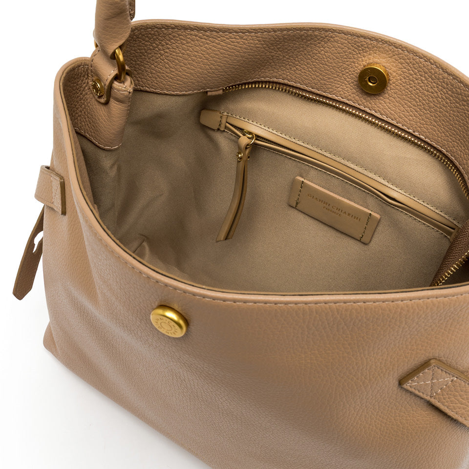 Borsa a Mano Gianni Chiarini Claudette in pelle TAN TU | Giò Fashion