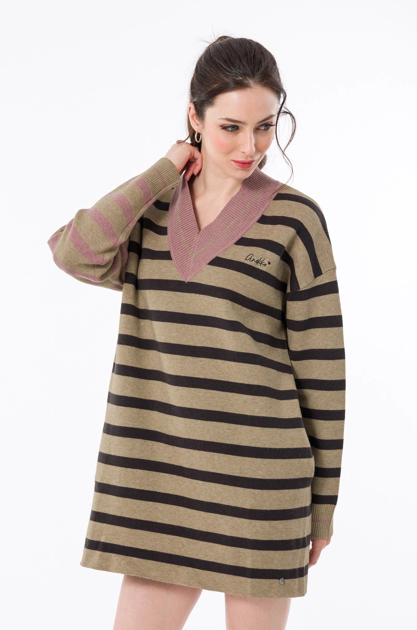 Maglione Donna Anekke con Scollo a V