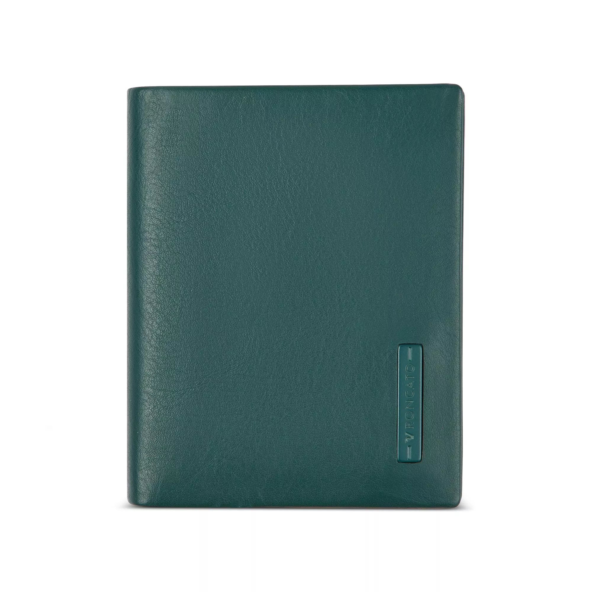 Portafoglio uomo Roncato in pelle compatto VERDE TU | Giò Fashion