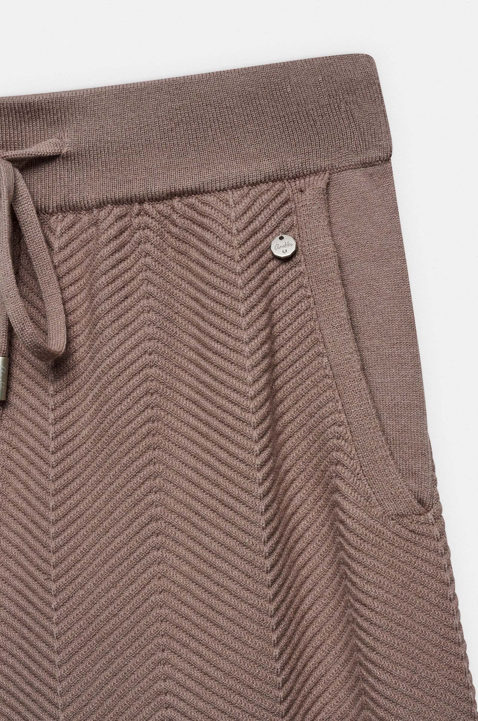 Pantaloni Donna Anekke in Maglia a Gamba Ampia